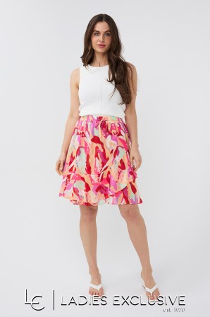 ESQUALO Φούστα μέχρι το γόνατο με βολάν