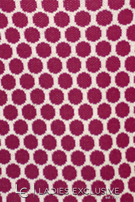 NICOLA Μπλούζα φούξια πουά