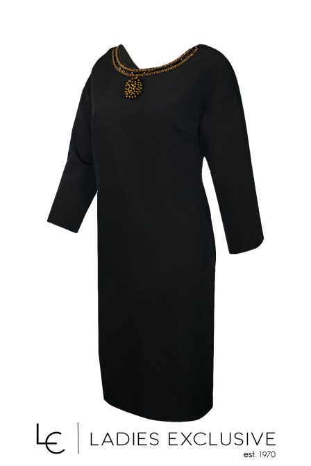 WEFTS Φόρεμα μίντι με μοτίφ με χάντρες