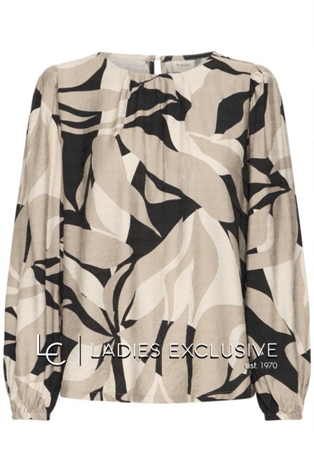 FRANSA Μπλούζα με λάστιχο στο μανίκι