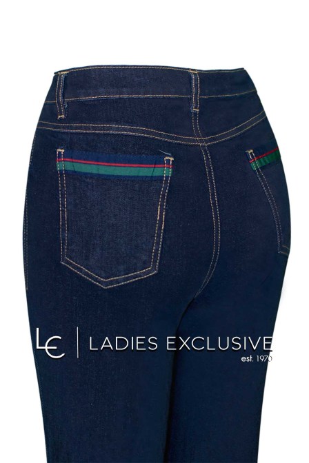 FIORENTINA JEANS Παντελόνι τζην με χρωματιστή τσέπη