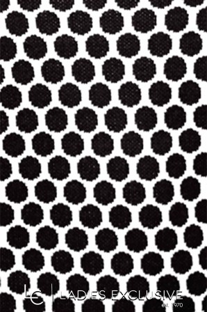 NICOLA Μπλούζα ασπρόμαυρη πουά