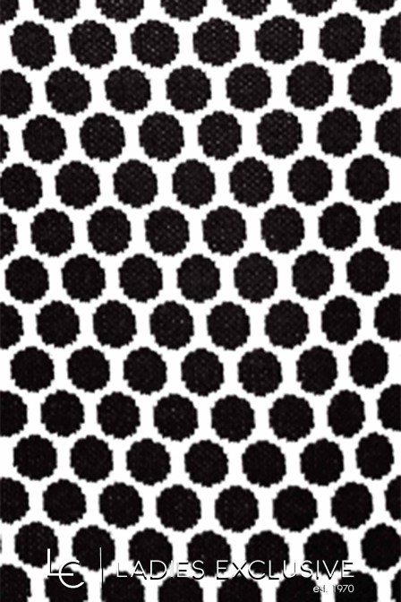 NICOLA Μπλούζα ασπρόμαυρη πουά