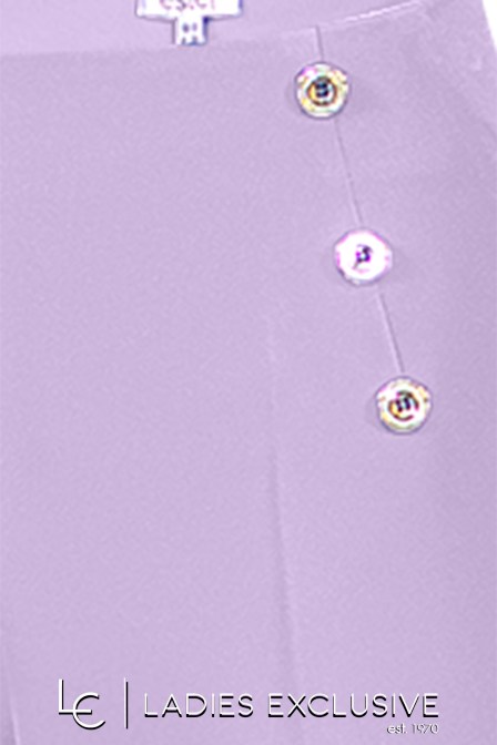 ESTEL Παντελόνι κρεπ με τσέπες