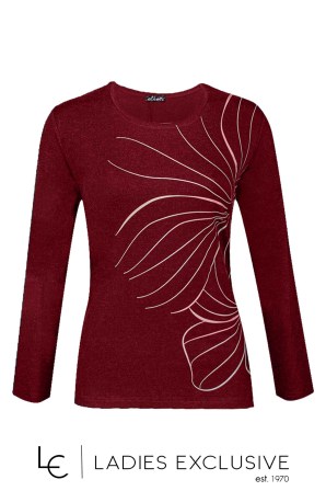 ELIN Μπλούζα από βισκόζη με στάμπα