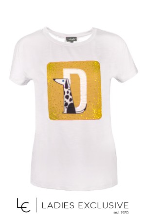 NICOLA Μπλούζα κοντομάνικη με στάμπα σκυλάκι