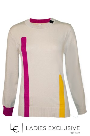 ÊTRE Μπλούζα πλεκτή μονόχρωμη με ρίγες