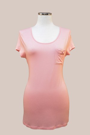 NICOLA Μπλούζα μακριά βισκόζ