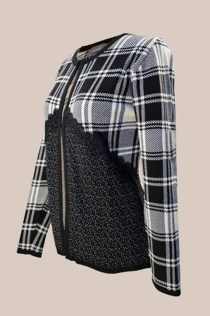 NICOLA Ζακέτα μάλλινη καρώ