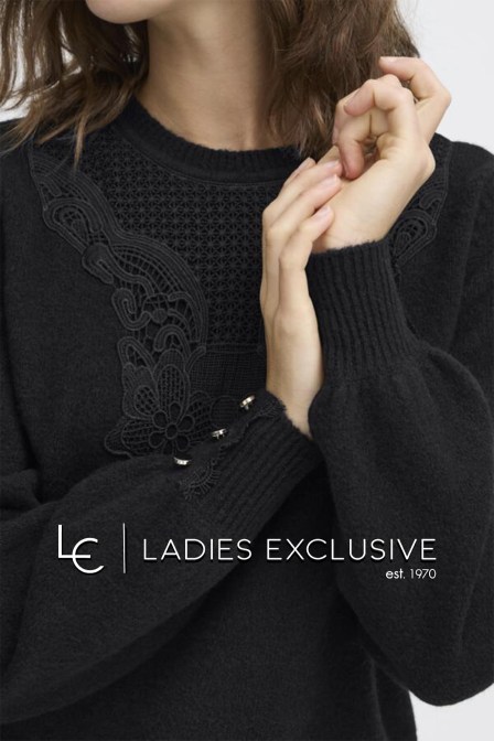 FRANSA Πουλόβερ με δαντέλα