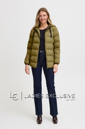 FRANSA Μπουφάν καπιτονέ με κουκούλα