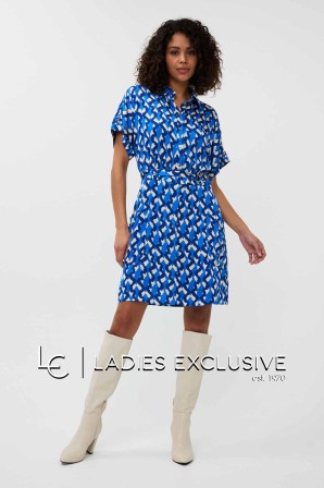 ESQUALO Φόρεμα κοντομάνικο σατέν