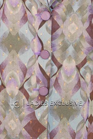 VIDAL Σακάκι κοντομάνικο από ζορζέτα