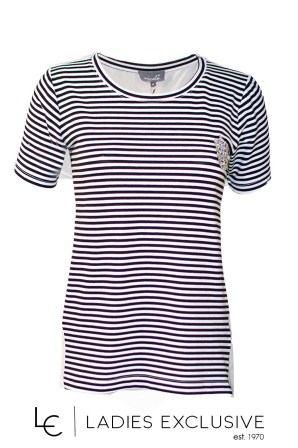 NICOLA Μπλούζα κοντομάνικη ριγέ