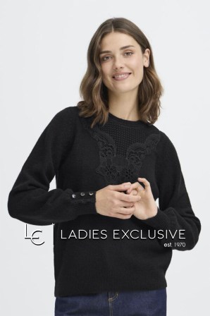 FRANSA Πουλόβερ με δαντέλα