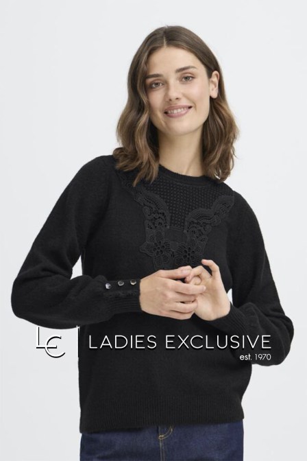 FRANSA Πουλόβερ με δαντέλα