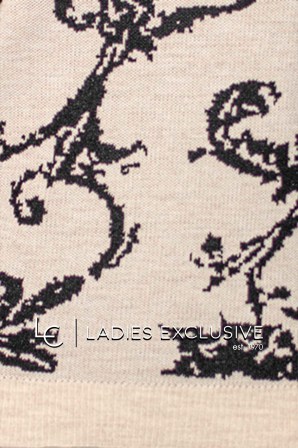 NICOLA Μπλούζα μάλλινη με σχέδια