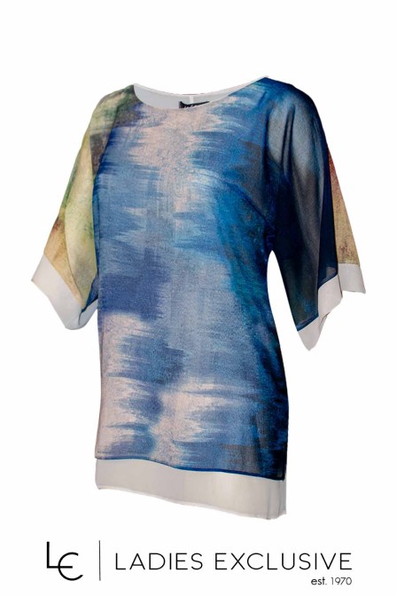 WEFTS Μπλούζα από διπλή μουσελίνα