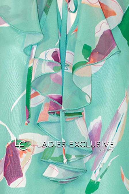 ESTEL Μπλούζα αμάνικη με βολάν