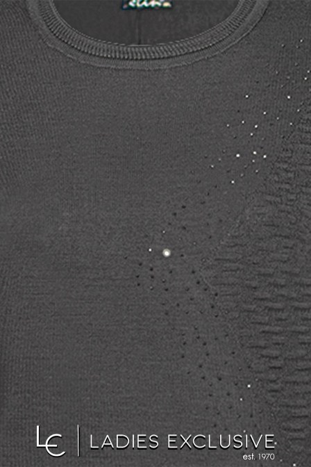 ELIN Μπλούζα μάλλινη με ανάγλυφο σχέδιο