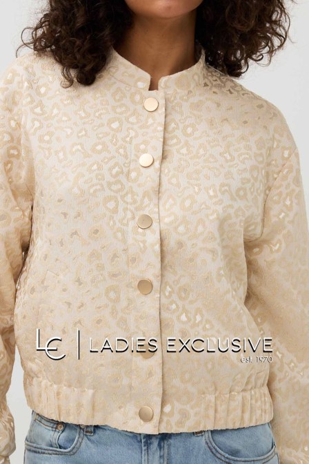 ESQUALO Μπουφάν μπόμπερ animal print