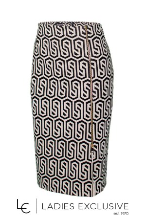 LUCIFAIR Φούστα μίντι ελαστική