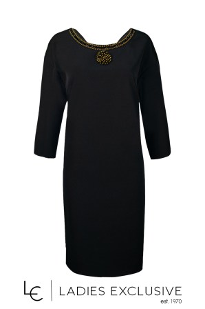 WEFTS Φόρεμα μίντι με μοτίφ με χάντρες