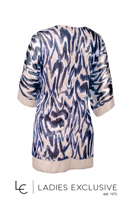 WEFTS Μπλούζα από μουσελίνα με στρας