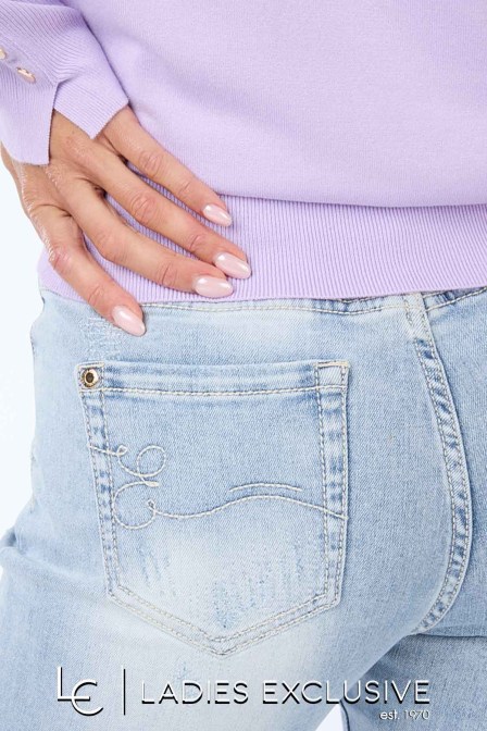 ESQUALO Τζην καμπάνα με φθαρσίματα