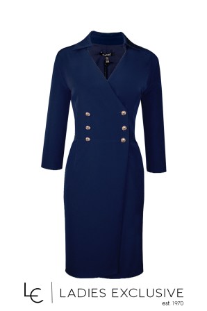 ESTEL Φόρεμα κρεπ κρουαζέ