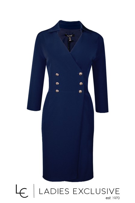 ESTEL Φόρεμα κρεπ κρουαζέ