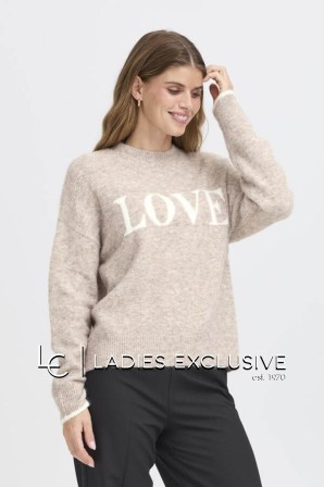 FRANSA Πουλόβερ LOVE