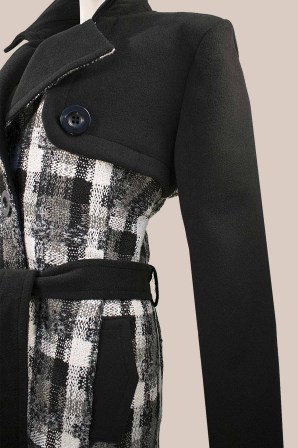 EFFECT Ημίπαλτο με πέτο γιακά