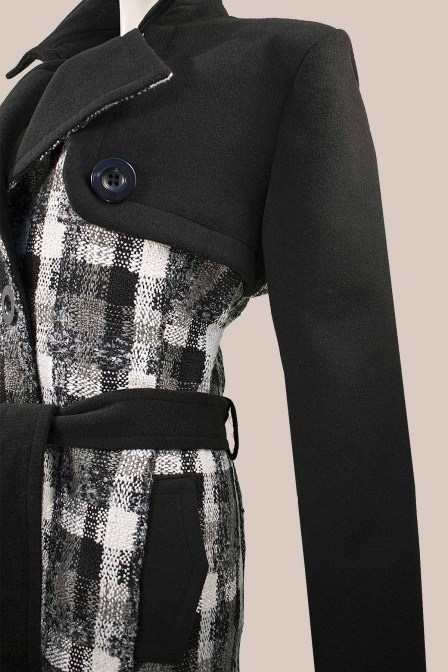 EFFECT Ημίπαλτο με πέτο γιακά