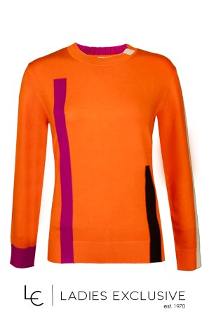 ÊTRE Μπλούζα πλεκτή μονόχρωμη με ρίγες