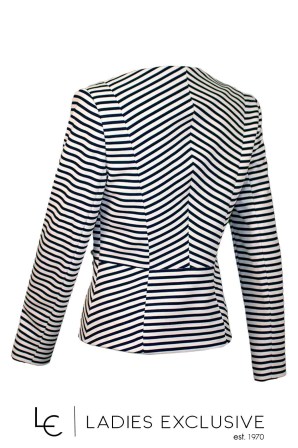 LUCIFAIR Σακάκι navy ριγέ