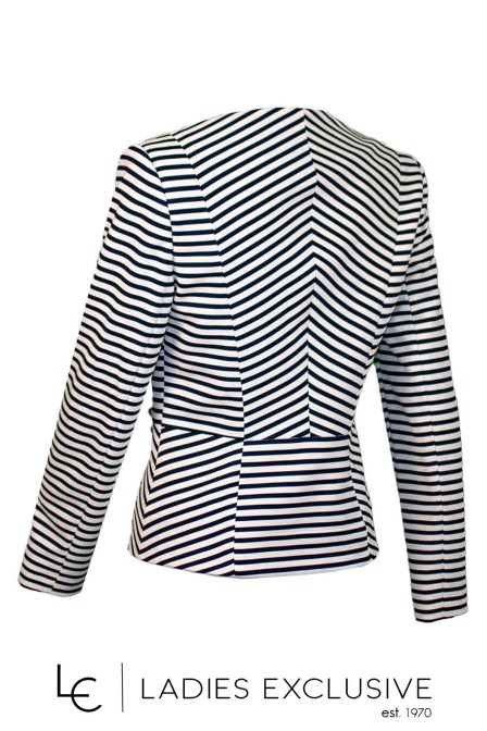 LUCIFAIR Σακάκι navy ριγέ