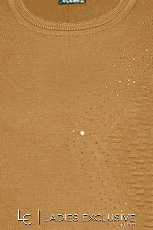 ELIN Μπλούζα μάλλινη με ανάγλυφο σχέδιο