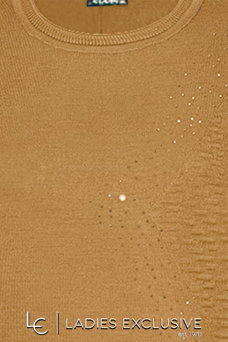 ELIN Μπλούζα μάλλινη με ανάγλυφο σχέδιο