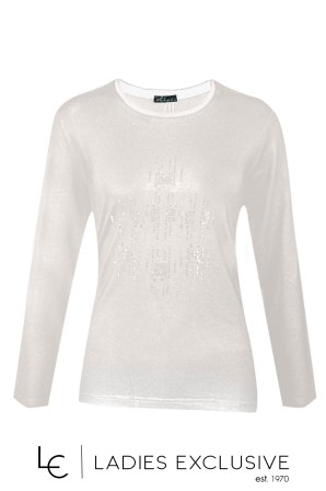 ELIN Μπλούζα από βισκόζη με στρας