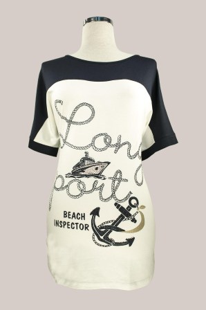 NICOLA Μακριά navy μπλούζα