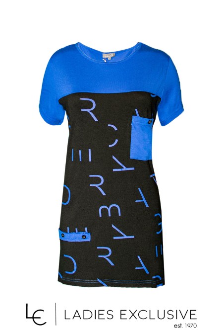 NICOLA Μπλούζα κοντομάνικη μακριά