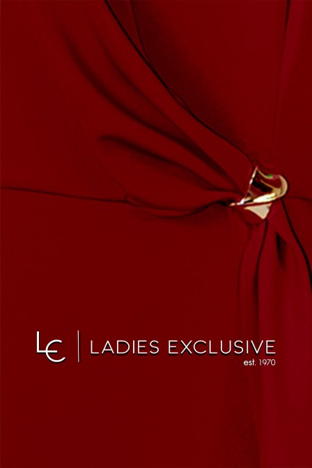 EFFECT Φόρεμα κρεπ με ντραπέ σχέδιο