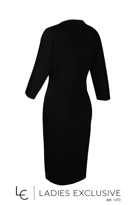 EFFECT Φόρεμα κρεπ με ντραπέ σχέδιο