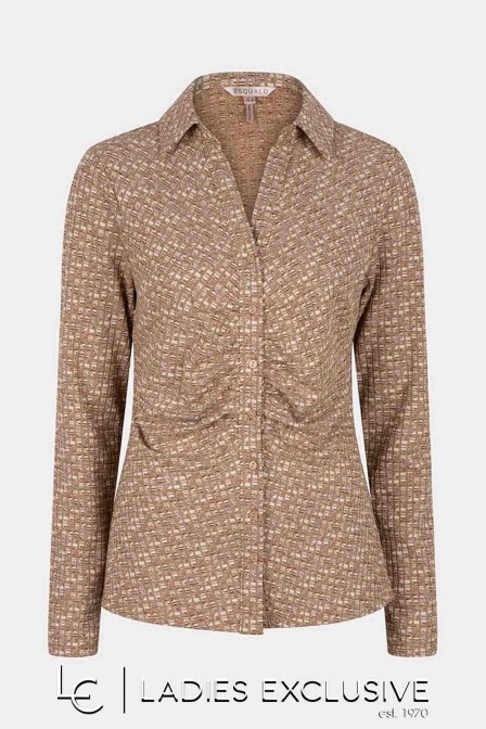 ESQUALO Πουκάμισο με v και πέτο