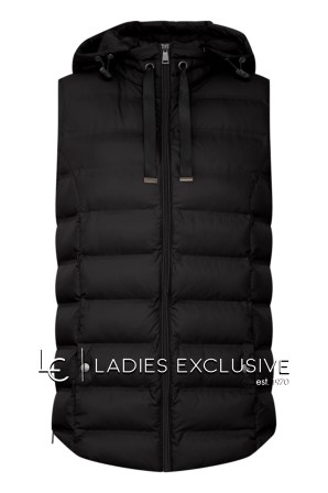 FRANSA Μπουφάν αμάνικο με κουκούλα