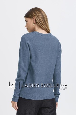 FRANSA Πουλόβερ πλεκτό σε άνετη γραμμή