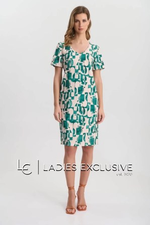 VETO Φόρεμα κοντομάνικο σε ίσια γραμμή