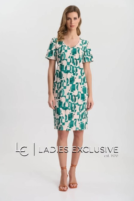 VETO Φόρεμα κοντομάνικο σε ίσια γραμμή