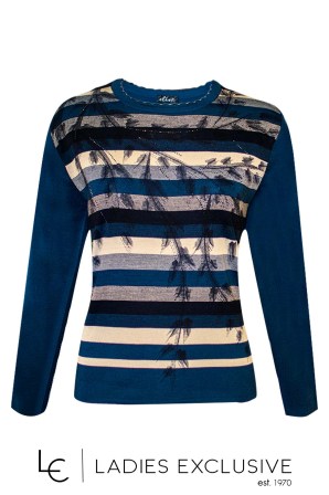 ELIN Μπλούζα μάλλινη με ρίγες